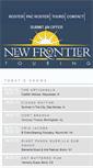 Mobile Screenshot of newfrontiertouring.com